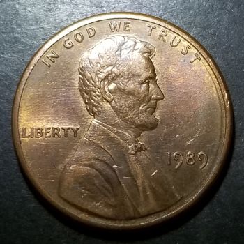 1989-Lincoln-Cent,-One-Of-My-Favorite-Pocket-Change-Finds